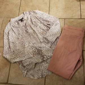 Aligator print Blouse